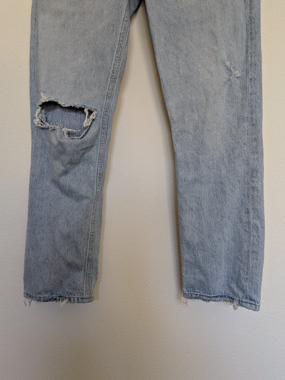 Agolde Riley High Rise Straight Crop Size 27 - Picture 3 of 14
